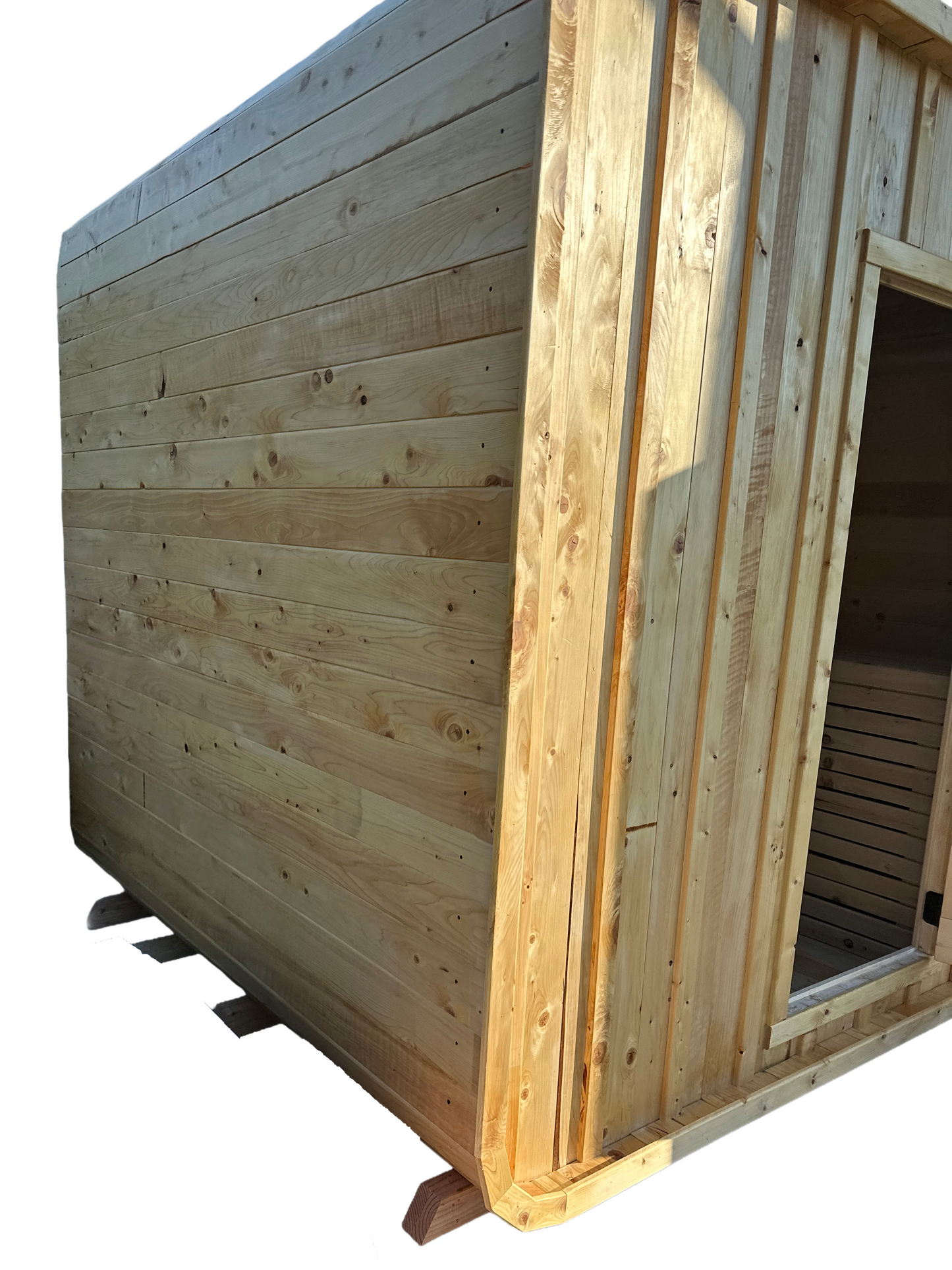 Large 8 person cedar sauna