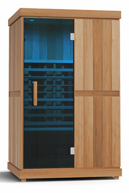 Finnmark FD-2 Full-Spectrum Infrared Sauna 2-Person Home Infrared Sauna, 48”W x 44”D x 78”H