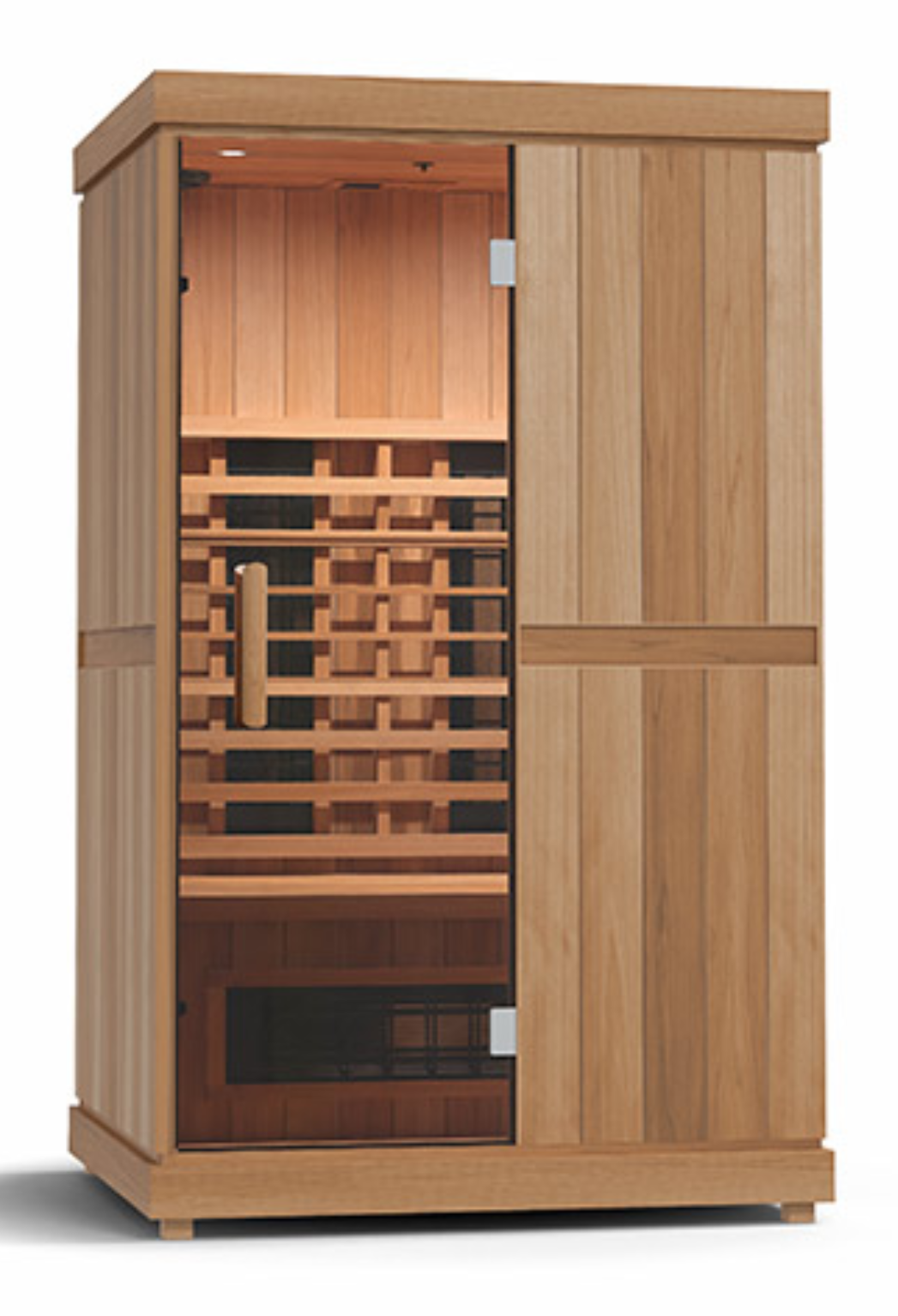 Finnmark FD-2 Full-Spectrum Infrared Sauna 2-Person Home Infrared Sauna, 48”W x 44”D x 78”H