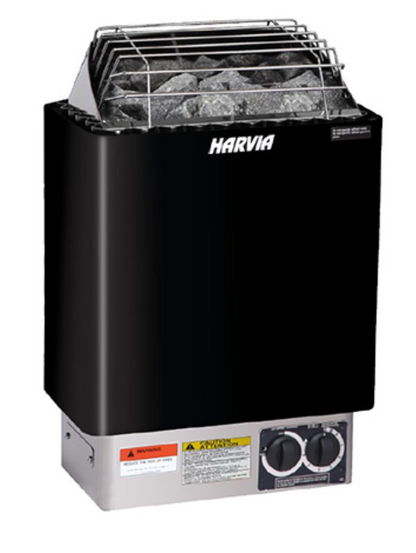 Harvia Kip Black Sauna Heater 6kW and 8kW