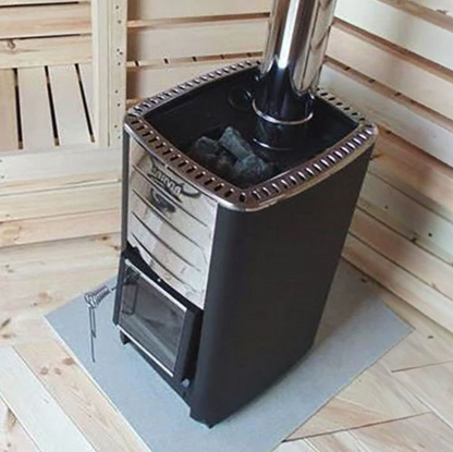 Harvia M3 BK Pkg Wood-Burning Sauna Stove Package, 16.5kW