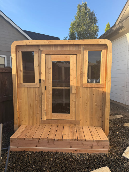 The Bjorn 6-8 Person Outdoor Sauna Pod