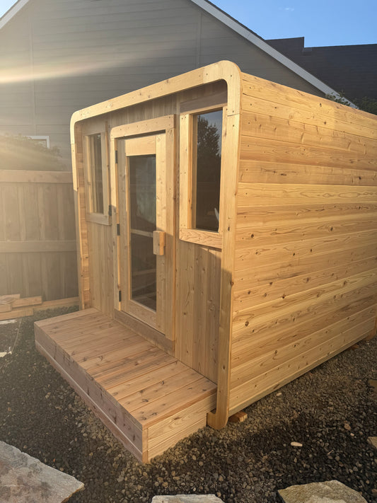 The Bjorn 6-8 Person Outdoor Sauna Pod