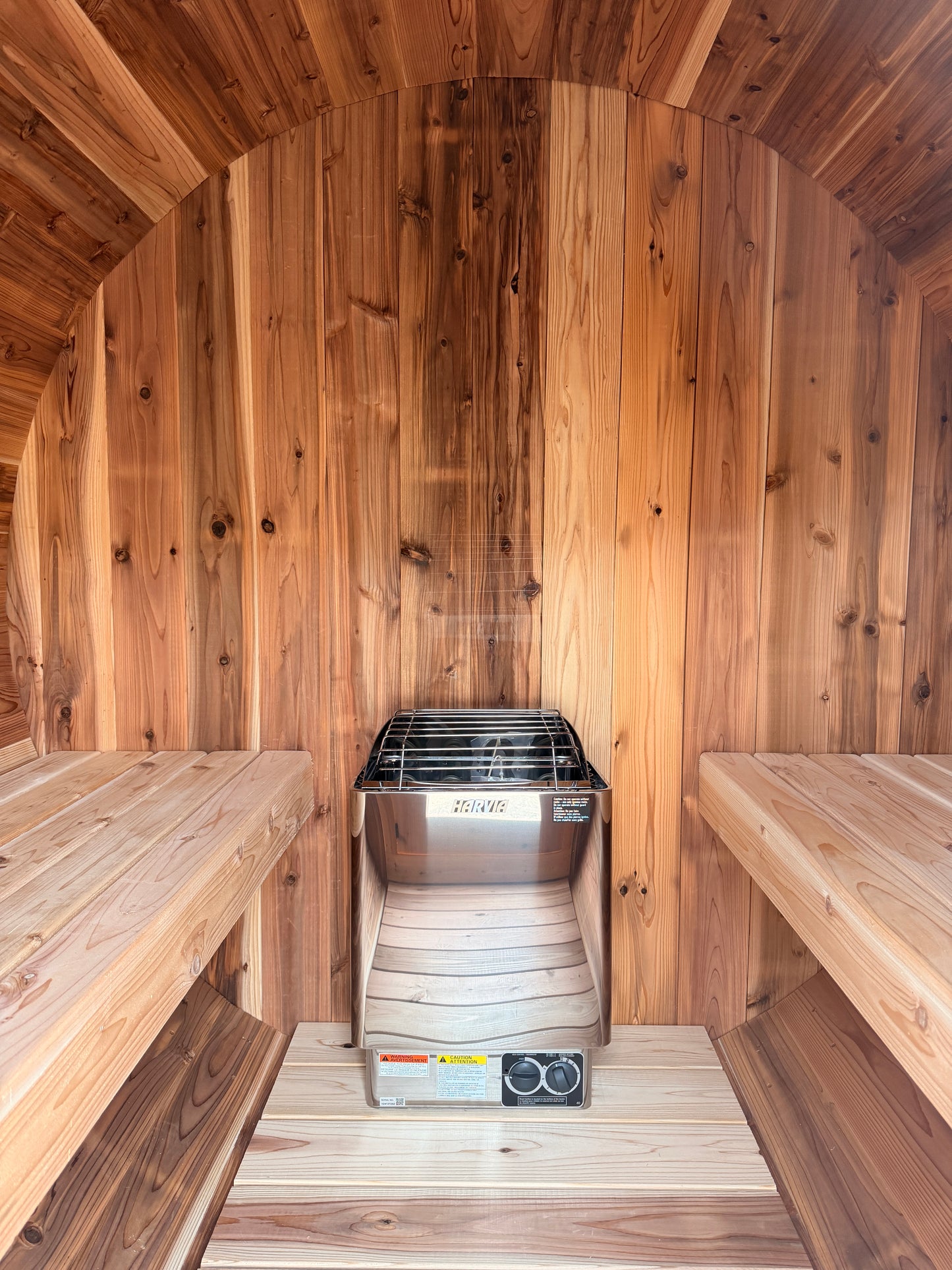 The Ragnar 4-Person Outdoor Barrel Sauna