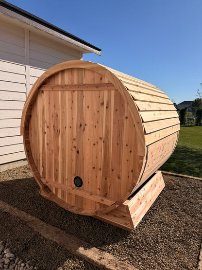 The Ragnar 4-Person Outdoor Barrel Sauna