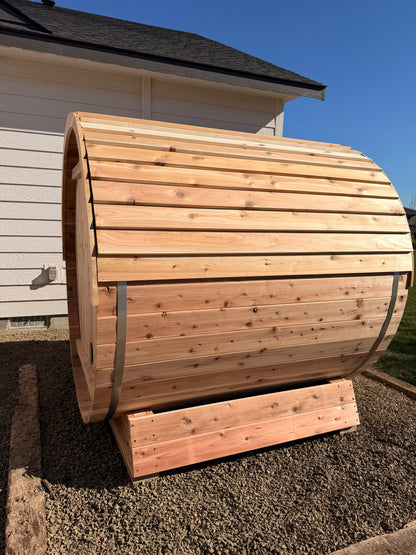 The Ragnar 4-Person Outdoor Barrel Sauna