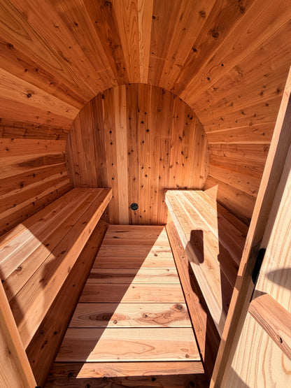 The Ragnar 4-Person Outdoor Barrel Sauna