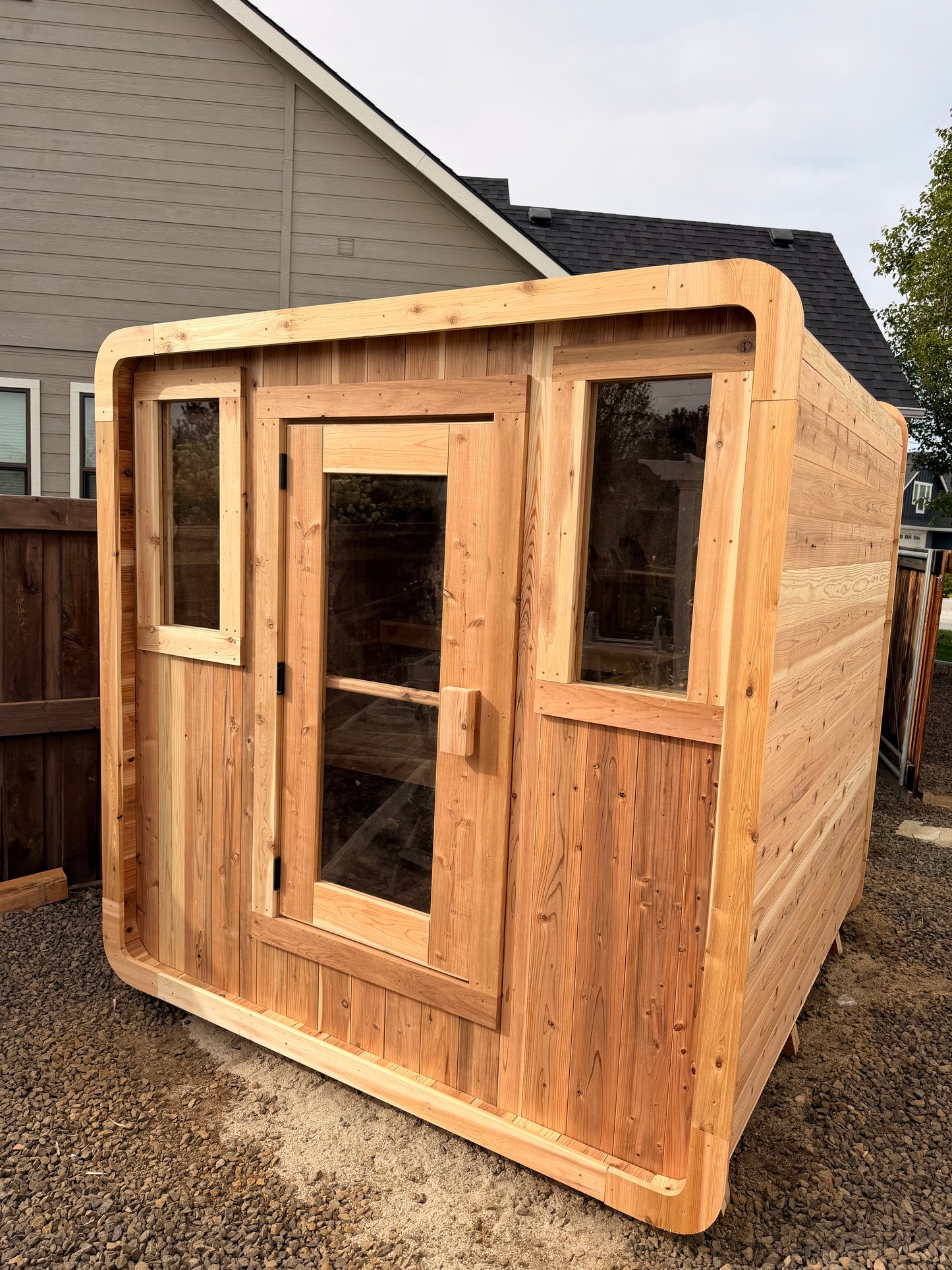 The Bjorn 6-8 Person Outdoor Sauna Pod