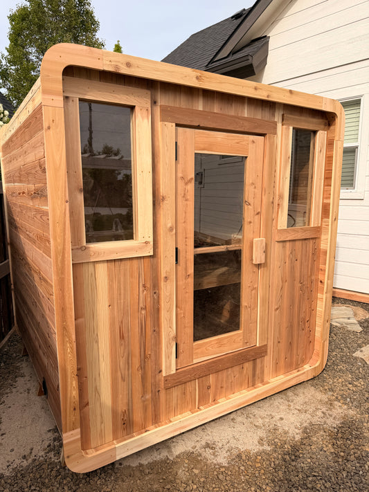 The Bjorn 6-8 Person Outdoor Sauna Pod