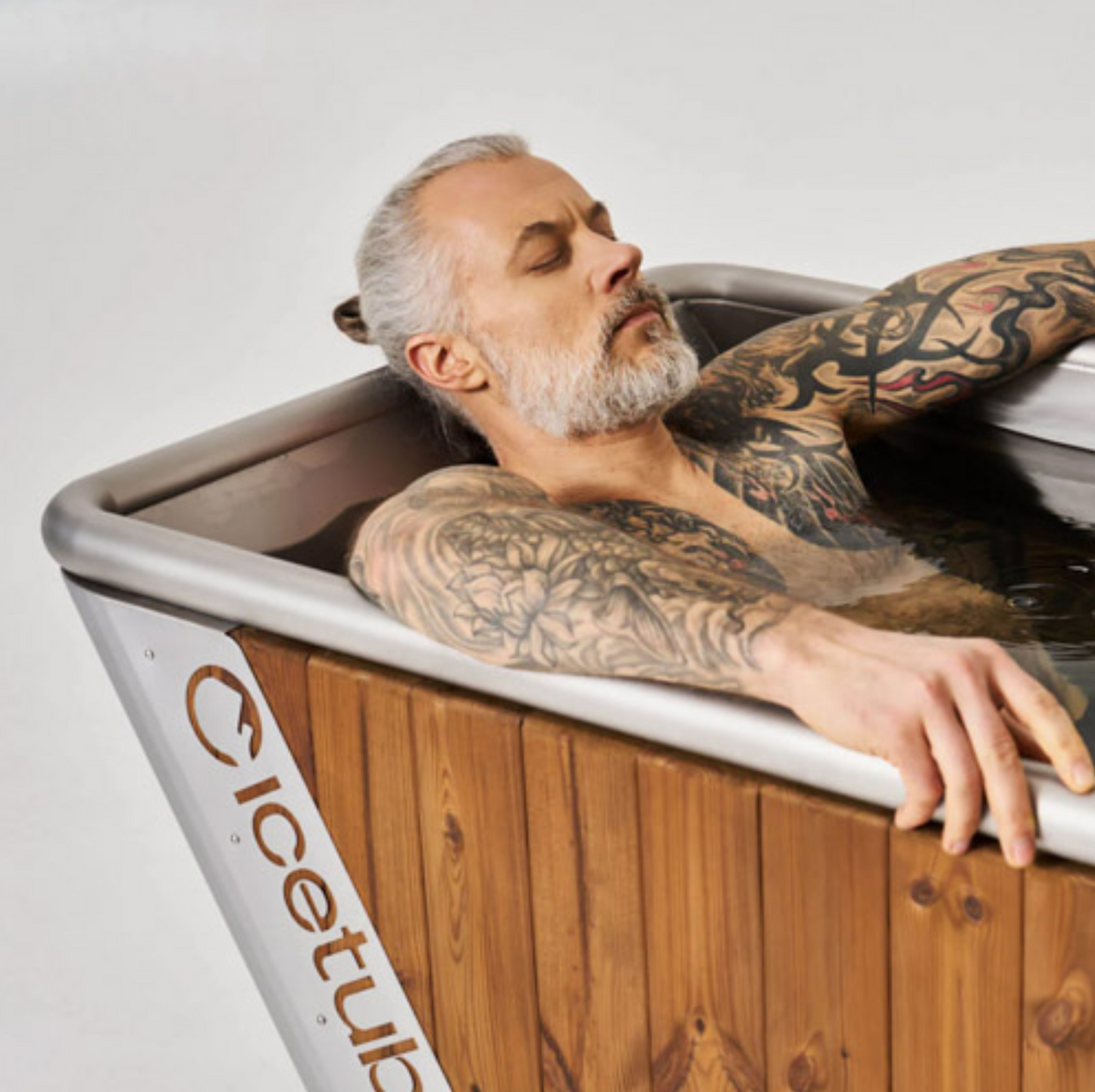 Icetubs IceBath Coldtherapy Bath, Thermowood & Stainless Cold Therapy Immersion