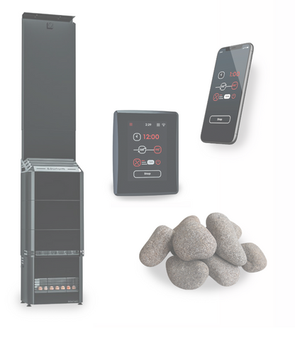 Saunum Air 7 Sauna Heater Air Series, 7kW Sauna Heater w/Climate Equalizer